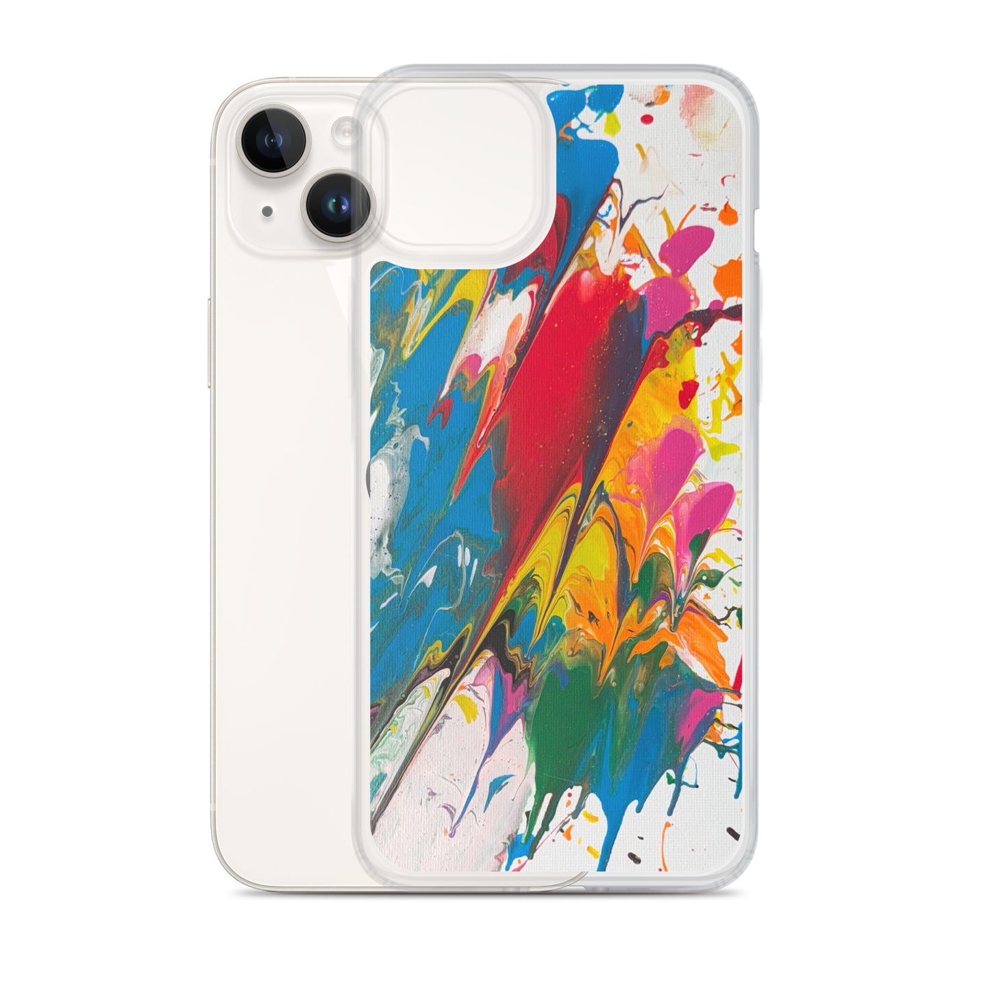 "Melting Metaverse" Clear Case for iPhone®