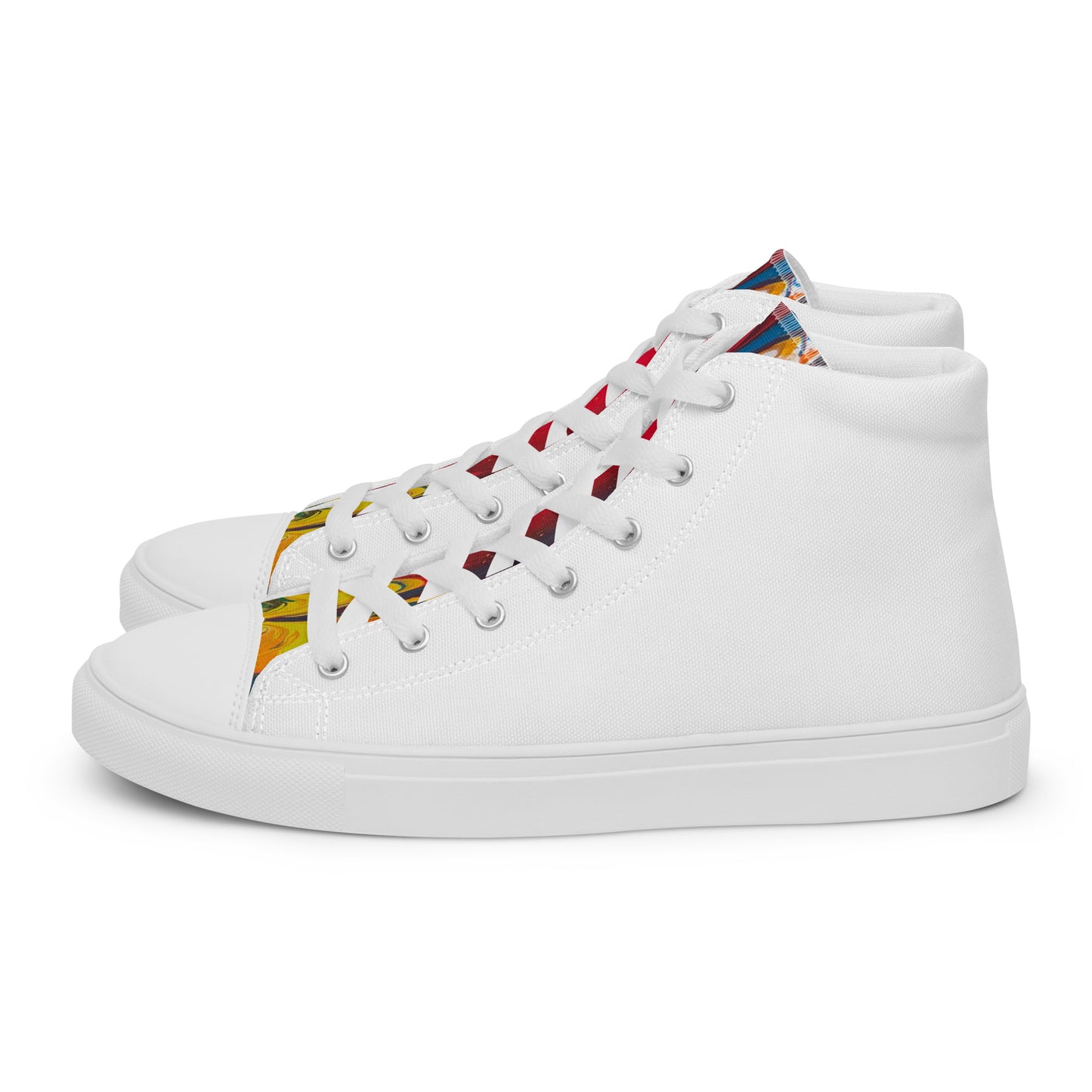 Men’s high top canvas shoes