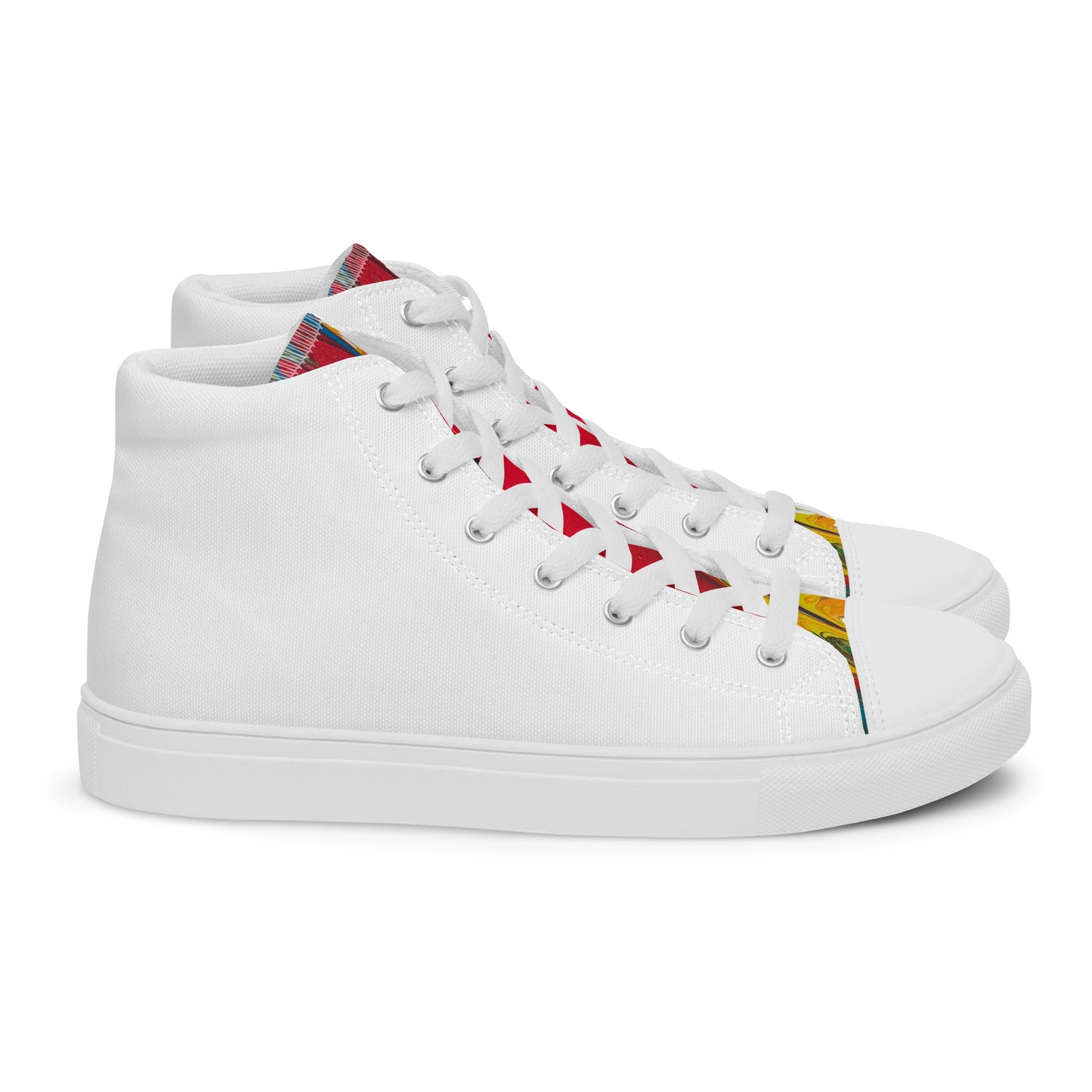 Men’s high top canvas shoes