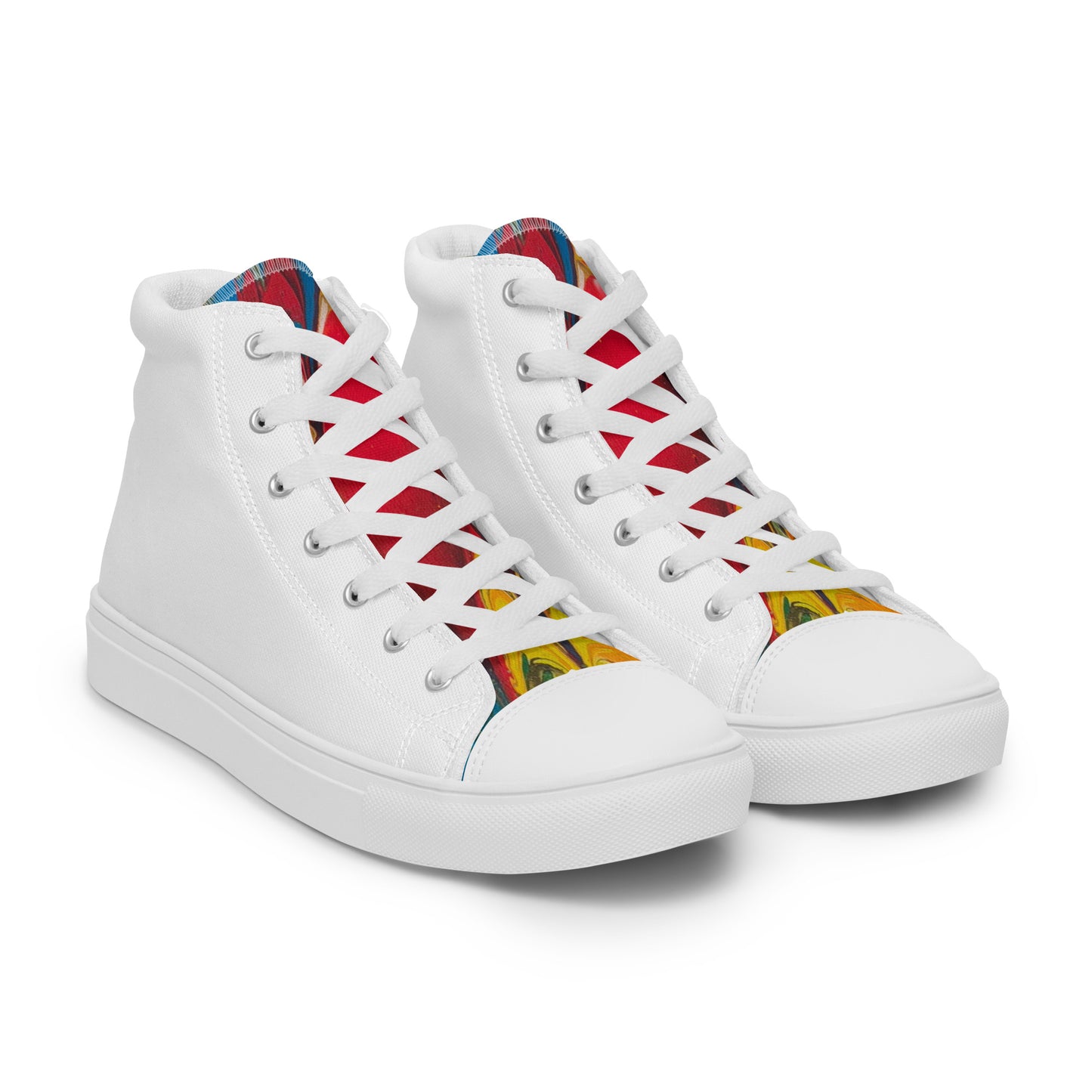 Men’s high top canvas shoes